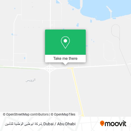 شركة ابوظبى الوطنية للتأمين map
