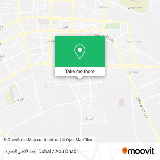 احمد الكعبي للتجارة map