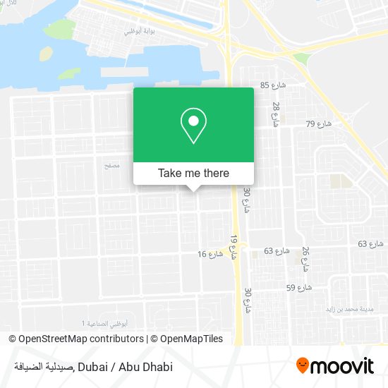 صيدلية الضيافة map