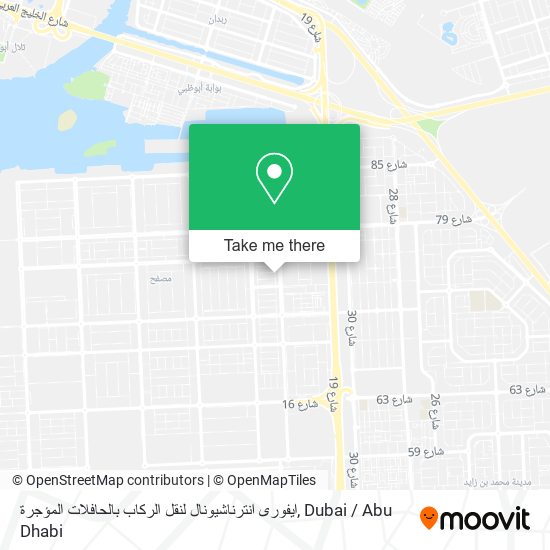 ايفورى انترناشيونال لنقل الركاب بالحافلات المؤجرة map