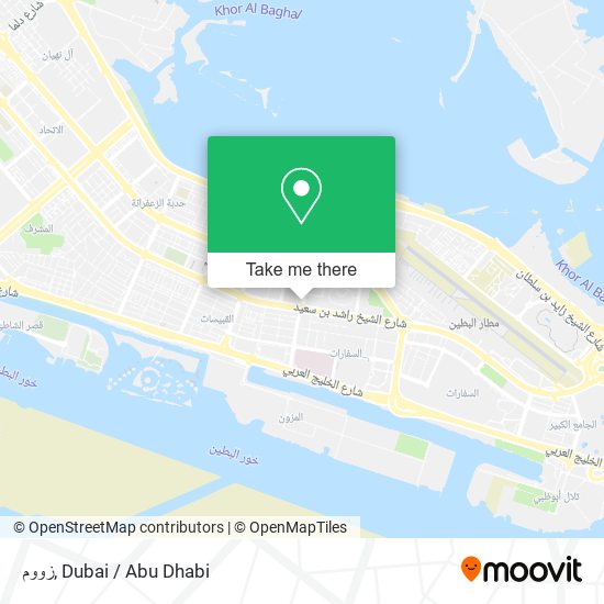 زووم map