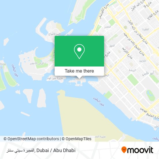 الفجيرة سيتي سنتر map