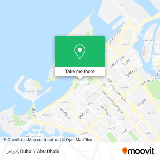 أميونيير map