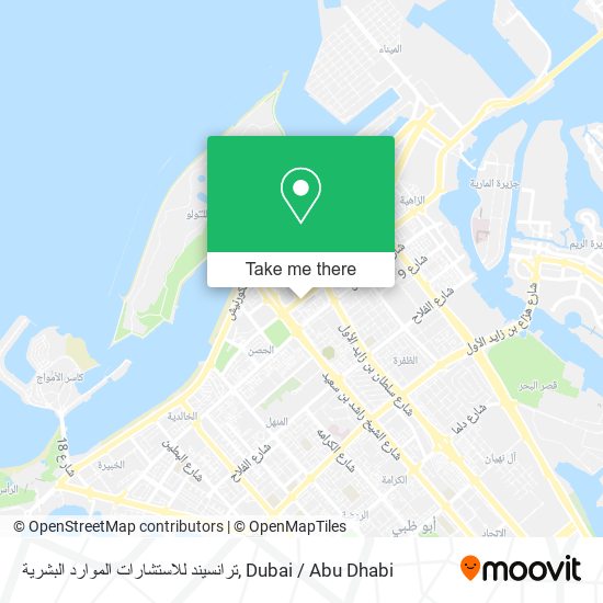 ترانسيند للاستشارات الموارد البشرية map