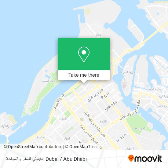 إنفينيتي للسفر والسياحة map