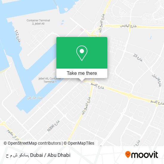 سادكو ش م ح map
