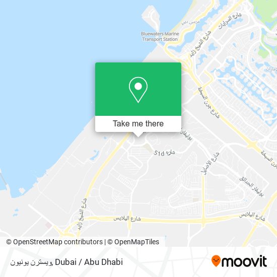 ويسترن يونيون map