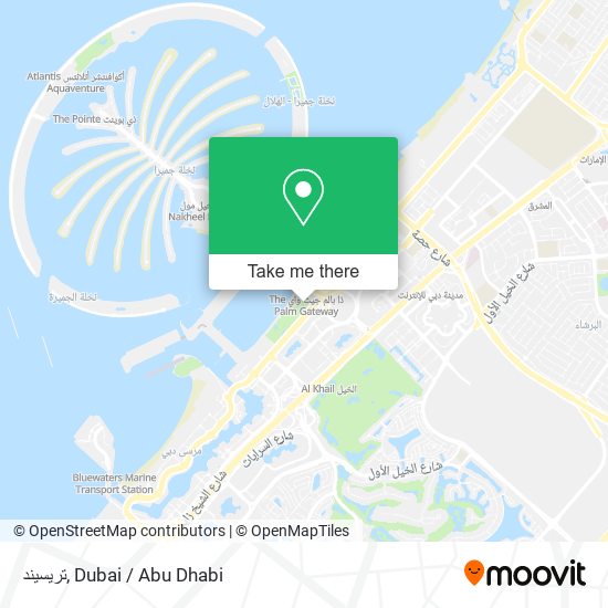 تريسيند map