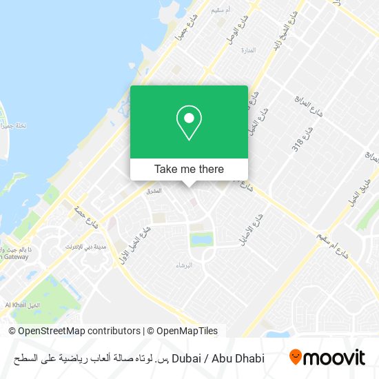 س. لوتاه صالة ألعاب رياضية على السطح map