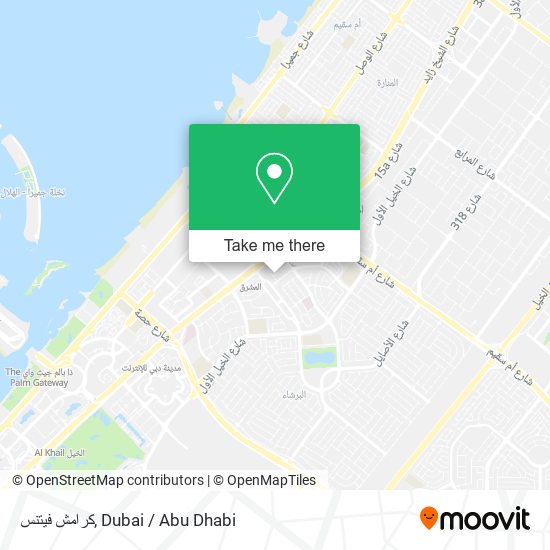 كرامش فيتنس map