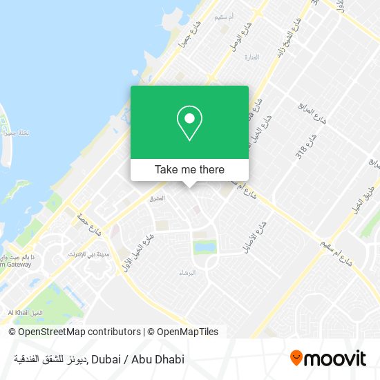 ديونز للشقق الفندقية map