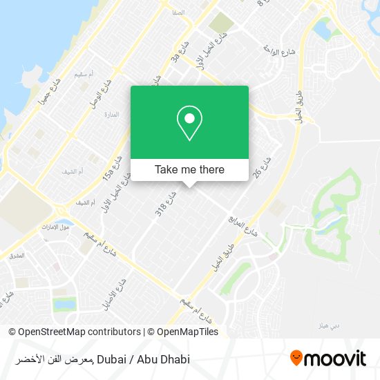 معرض الفن الأخضر map
