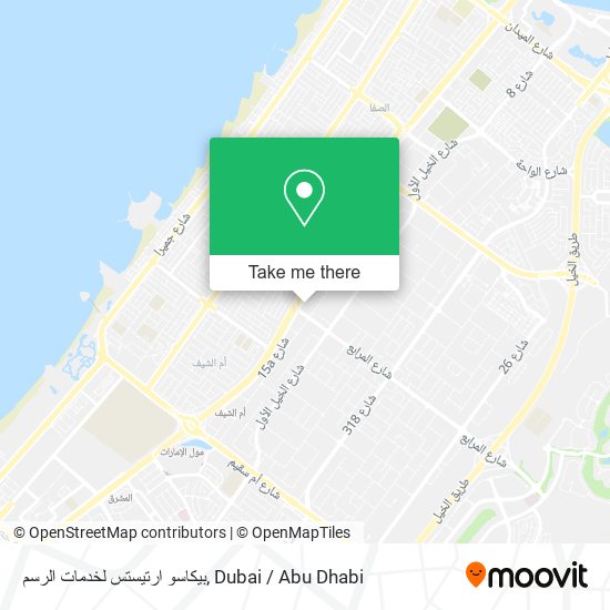 بيكاسو ارتيستس لخدمات الرسم map