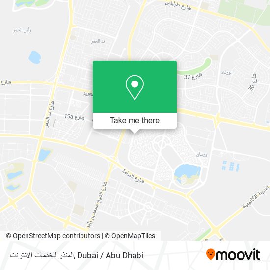 المنذر للخدمات الانترنت map