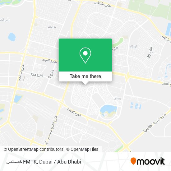 خصائص FMTK map