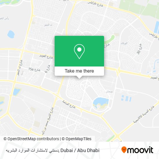 دستني لاستشارات الموارد البشريه map