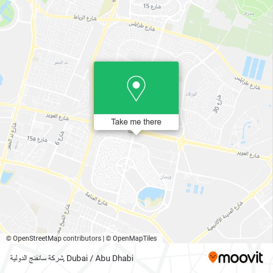 شركة سانفنج الدولية map