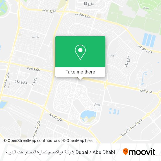 شركة هواكسينج لتجارة المصنوعات اليدوية map