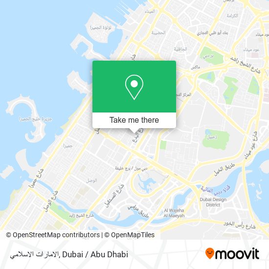 الامارات الاسلامي map