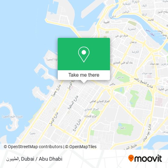 الطيبون map