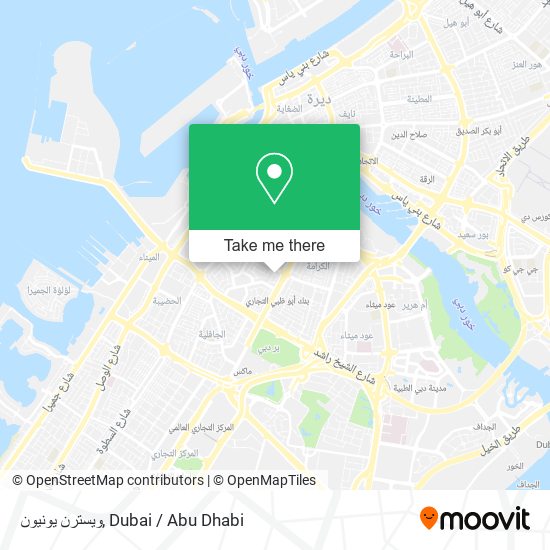 ويسترن يونيون map