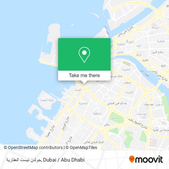 جولدن نيست العقارية map
