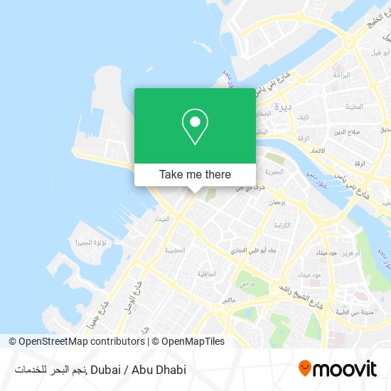 نجم البحر للخدمات map