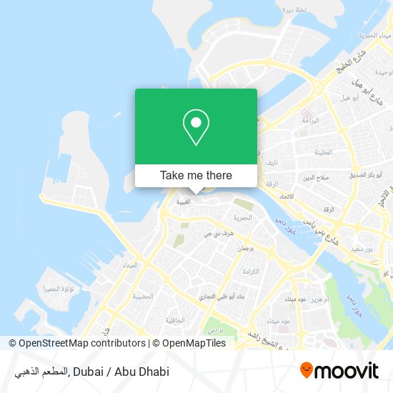 المطعم الذهبي map