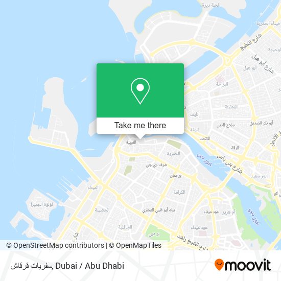 سفريات قرقاش map