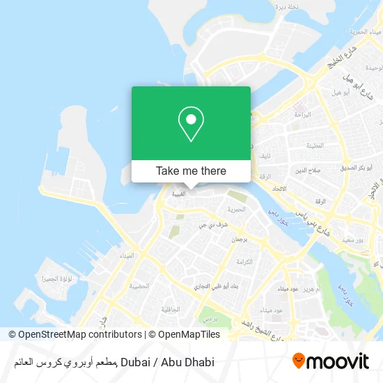 مطعم أوبروي كروس العائم map