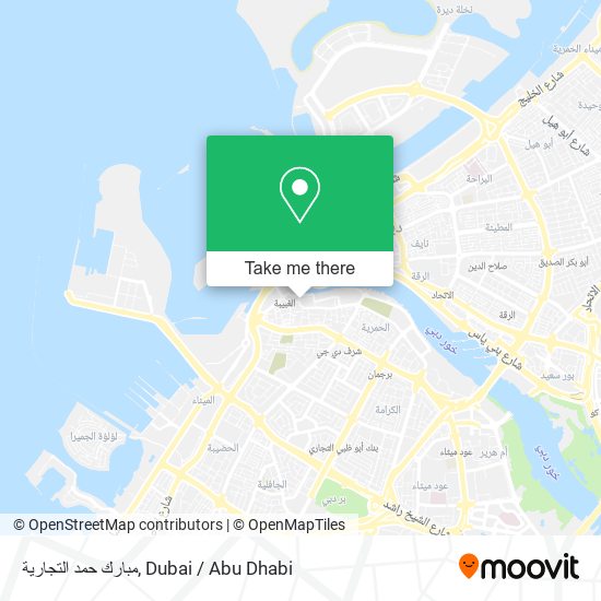 مبارك حمد التجارية map