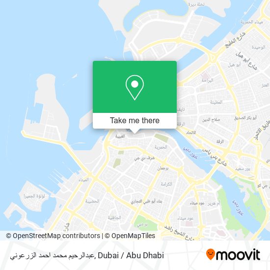 عبدالرحيم محمد احمد الزرعوني map