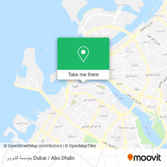 مؤسسة الشرور map