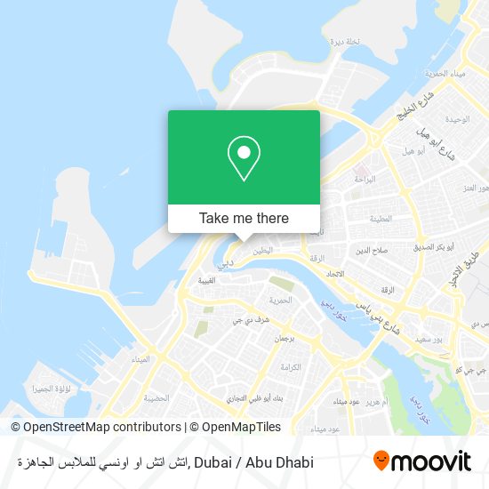 اتش اتش او اونسي للملابس الجاهزة map