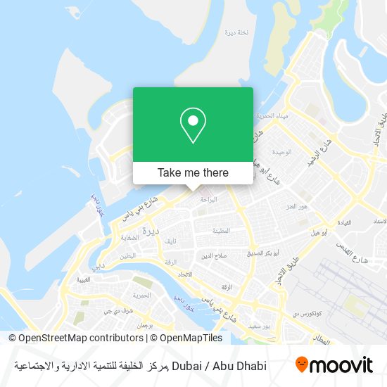 مركز الخليفة للتنمية الادارية والاجتماعية map