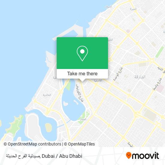 صيدلية الفرح الحديثة map