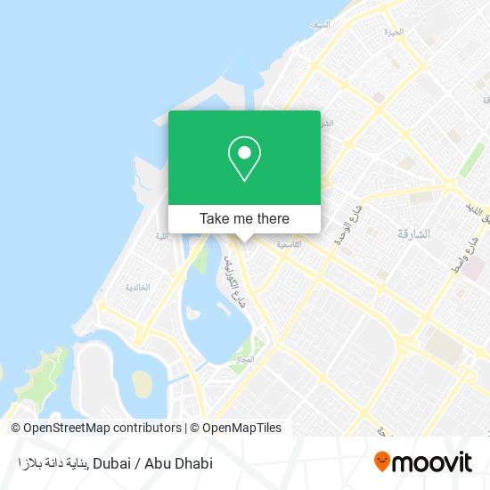 بناية دانة بلازا map