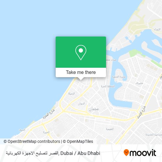 القصر لتصليح الاجهزة الكهربائية map