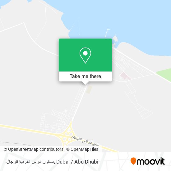 صالون فارس الغربية للرجال map