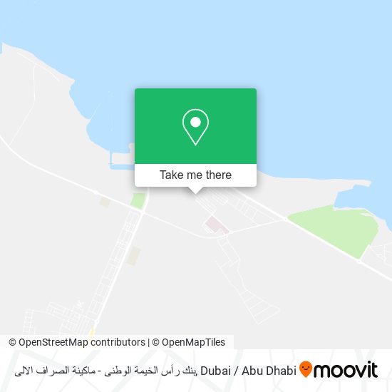 بنك رأس الخيمة الوطنى - ماكينة الصراف الالى map