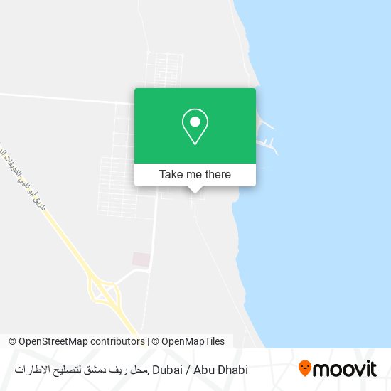 محل ريف دمشق لتصليح الاطارات map