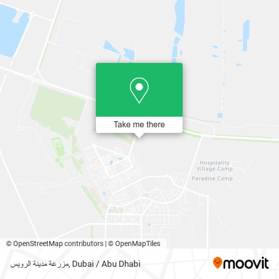 مزرعة مدينة الرويس map