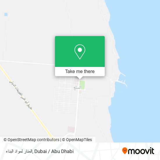 المنار لمواد البناء map