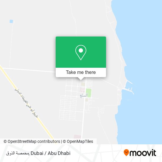 محمصة الذوق map