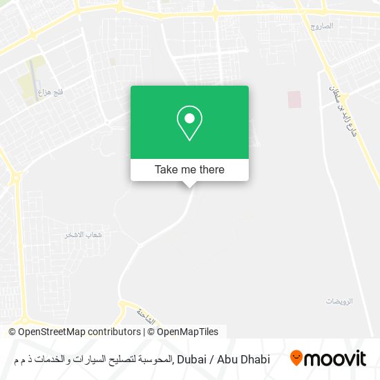 المحوسبة لتصليح السيارات والخدمات ذ م م map