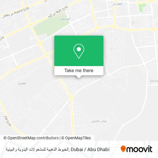 الخيوط الذهبية للمشغولات اليدوية والبيئية map