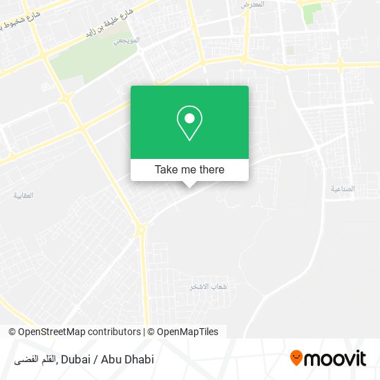 القلم الفضى map