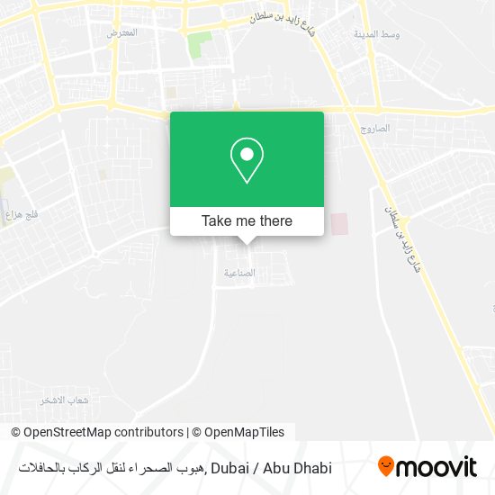 هبوب الصحراء لنقل الركاب بالحافلات map