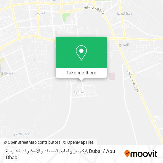 اوكس برج لتدقيق الحسابات والاستشارات الضريبية map