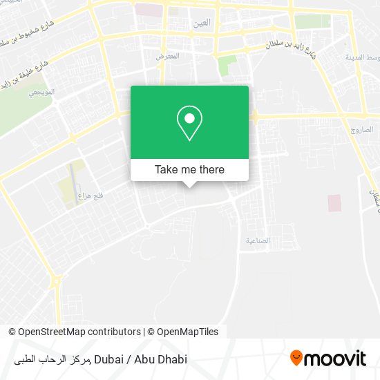 مركز الرحاب الطبى map